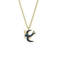 Collier en cristal inspiré des dessins animés, entièrement serti de diamants, pour femmes, avec pendentif mignon en forme d'animal (Licorne, Renne, Hello Kitty), bijou cadeau
