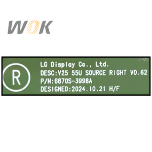   หน้าจอทีวี LE550AQU-ATK1 UHD <span class=keywords><strong>55</strong></span> นิ้ว <span class=keywords><strong>120Hz</strong></span> จอ LED LCD แบบ Open Cell อะไหล่เปลี่ยนสำหรับซ่อมทีวี สมาร์ททีวี - Product Image 5