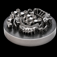 Implante de Titanio Personalizado, Servicio Dental de Impresión 3D en Metal SLM, Alta Precisión de 0.05 mm, Producción en Pequeños Lotes