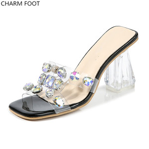 Guangzhou estate 1 pair di nuovo modo confortevole sexy lady <span class=keywords><strong>tacco</strong></span> <span class=keywords><strong>alto</strong></span> scarpe Pantofola - Product Image 2