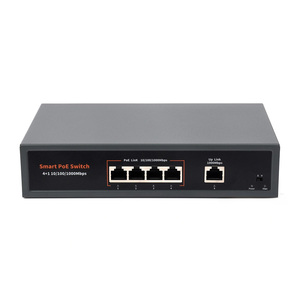 สวิตช์ PoE กิกะบิตอีเธอร์เน็ต 120W 4 พอร์ต PoE+ รองรับกำลังไฟสูงสุด 30W ต่อพอร์ต มาตรฐาน 802.3af/at ดีไซน์ไร้พัดลม พอร์ตอีเธอร์เน็ตความเร็วสูง - Product Image 3
