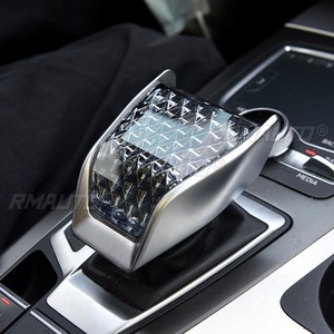 แผ่นตกแต่งเกียร์คริสตัลสำหรับ Audi A4 A5 A6L Q5L Q6 Q7 ชิ้นส่วนตกแต่งเกียร์ - Product Image 1
