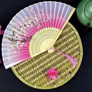 21cm Bamboo Blank Paper Hand Fan Wedding <b>Gift</b>-Elegant Bamboo Crafts - Product Image 3