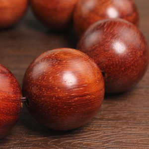 Rosewood <b>Bracelet</b> 30mm Wooden Beads Men's Buddhist Prayer Beads Collectible Jewelry - Product Image 3