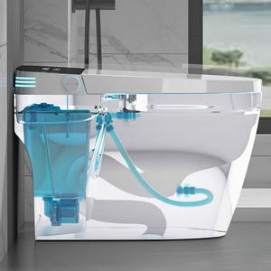 Offre Spéciale : WC Intelligent Monobloc avec Bidet Électrique Intégré pour Hôtels – Cuvette de Toilette Intelligente à Poser au Sol pour Salle de Bain - Product Image 3