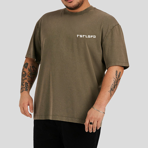 T-shirt pour homme grande taille, imprimé graphique, style vintage, col rond, manches courtes, décontracté, streetwear - Product Image 3