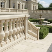 Rampe murale extérieure de jardin, design traditionnel, haute résistance, étanche et durable, pour villa, terrasse, balcon