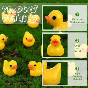 Lovely <strong>Ducks</strong> Tiny <strong>Duck</strong> Miniature <strong>Garden</strong> Decoration Ornament Custom Animal Resin Crafts - Product Image 6