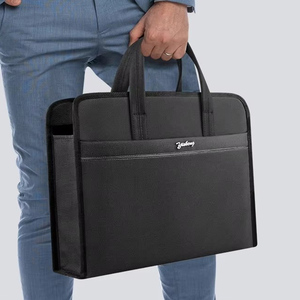 Maletín Oxford con Logotipo Personalizado, Clásico, Vintage, de Lujo, Portadocumentos Portátil con Asa para Reuniones, Notario, <span class=keywords><strong>Abogado</strong></span> - Product Image 1