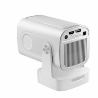 Projecteur LED HY260 PRO 1080P compatible 4K Android 14, mini, autofocus, LCD, 200 ANSI Lumens, haut-parleurs intégrés
