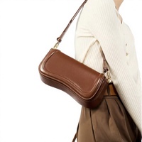 Sac à bandoulière en cuir véritable pour femme GIGI LYLA avec chaînes, sangle simple, doublure en polyester - Sac à main tendance pour femme