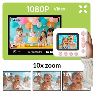 Cámara de Juguete PORD para Niños, Regalo con Impresión Instantánea de Fotos y Vídeos HD de 4800W, Pantalla de 2.4 Pulgadas y Tarjeta TF - Product Image 4