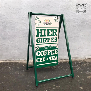 Hai mặt trong nhà/ngoài trời nhôm đứng áp phích hiển thị đứng cho bảng quảng cáo - Product Image 2