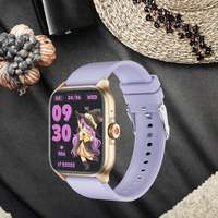 1,85-Zoll Quadratische QX15 Smartwatch Herzfrequenz- und Blutsauerstoffüberwachung Schlaftracker 100+ Sportmodi Musikwiedergabe Anrufannahme IP67