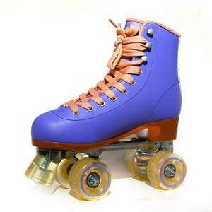 Châssis en PVC PP supérieur à 4 roues réglables en gros Roues en PU EN13899 Certifié Clignotant Chaussures de patinage à roulettes pour femmes adultes - Product Image 5