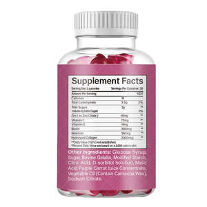 Les bonbons mous au collagène pour blanchir et éclaircir la peau de marque propre OEM sont utilisés pour blanchir la peau Bonbons mous au collagène - Product Image 2