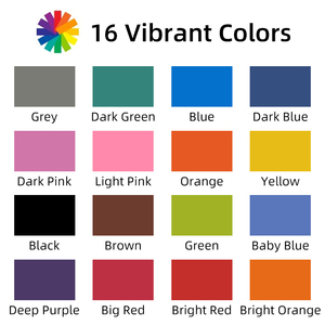 Sơn màu nước cao cấp dành cho người lớn và trẻ em, gói 16 màu sắc rực rỡ, có thể giặt di động cho các nghệ sĩ chuyên nghiệp mới bắt đầu - Product Image 2