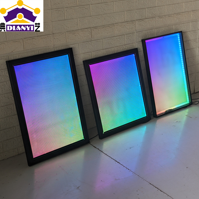 Customized RGB Light Box LED Backlit Advertising Light Frame Snap-Open LED Display Light Box