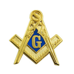 Lencana Logam Berlapis Enamel Keras dengan Logo Freemasonry Kustom untuk Suvenir Ulang Tahun Masonik atau Hadiah Promosi - Product Image 5
