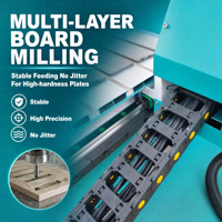 Máquina Fresadora CNC para Madera JLE CNC TECH 1325, 3 Ejes, Control DSP, Husillo Único, para Paneles de Muebles de Cocina