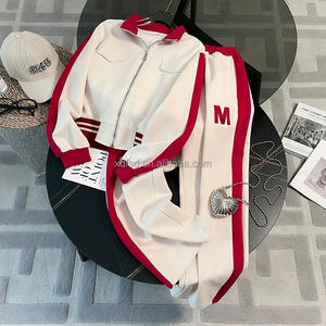 2025 nuevo diseño de gama alta ropa informal para mujer primavera y otoño deportes de ocio Sudadera con capucha pantalones de pierna ancha Conjunto 2 conjuntos - Product Image 5