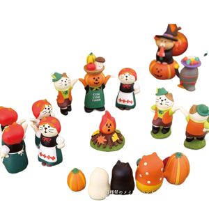 Bonne qualité qingheng 2021 Halloween citrouille miniaturisé scène accessoires jouer décoratif cadeau résine petits ornements - Product Image 1