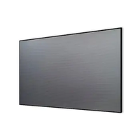 Écran de projection à cadre fixe en PVC de 120 pouces Style d'écran à cadre fixe 4K pour le home cinéma ou le cinéma