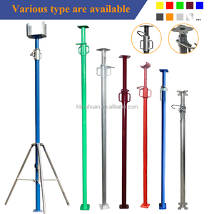 Étai télescopique réglable en acier galvanisé à haute résistance pour coffrage de construction - Product Image 2