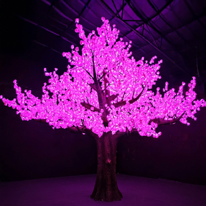 Árbol de Flores de Cerezo Artificial Preiluminado para Decoración de Mercados Navideños, Centros Comerciales, Hoteles y Eventos Temporales - Product Image 1
