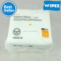 Lingettes sèches pour patients Airlaid, lingettes absorbantes, 100% pâte de bois, papier d'infirmière