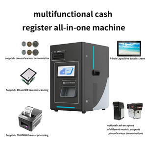 Caja Registradora con Dispensador Automático <span class=keywords><strong>de</strong></span> Monedas, Sistema POS <span class=keywords><strong>de</strong></span> Escritorio con Función <span class=keywords><strong>de</strong></span> Devolución <span class=keywords><strong>de</strong></span> Efectivo para Supermercados y Restaurantes, <span class=keywords><strong>Euros</strong></span> y Dólares - Product Image 5