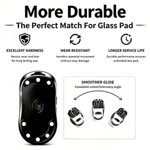 Patins de souris en PTFE de remplacement, coupés au laser avec précision, pour souris de jeu sans fil <span class=keywords><strong>Glorious</strong></span> <span class=keywords><strong>Model</strong></span> <span class=keywords><strong>O</strong></span>, prêts pour l'e-sport, 1 ensemble - Product Image 5