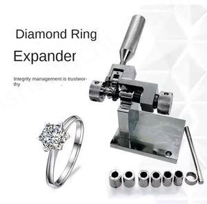 Machine à agrandir les bagues manuelle facile à utiliser avec barre horizontale et réducteur, équipement pour bijoux en or - Product Image 3