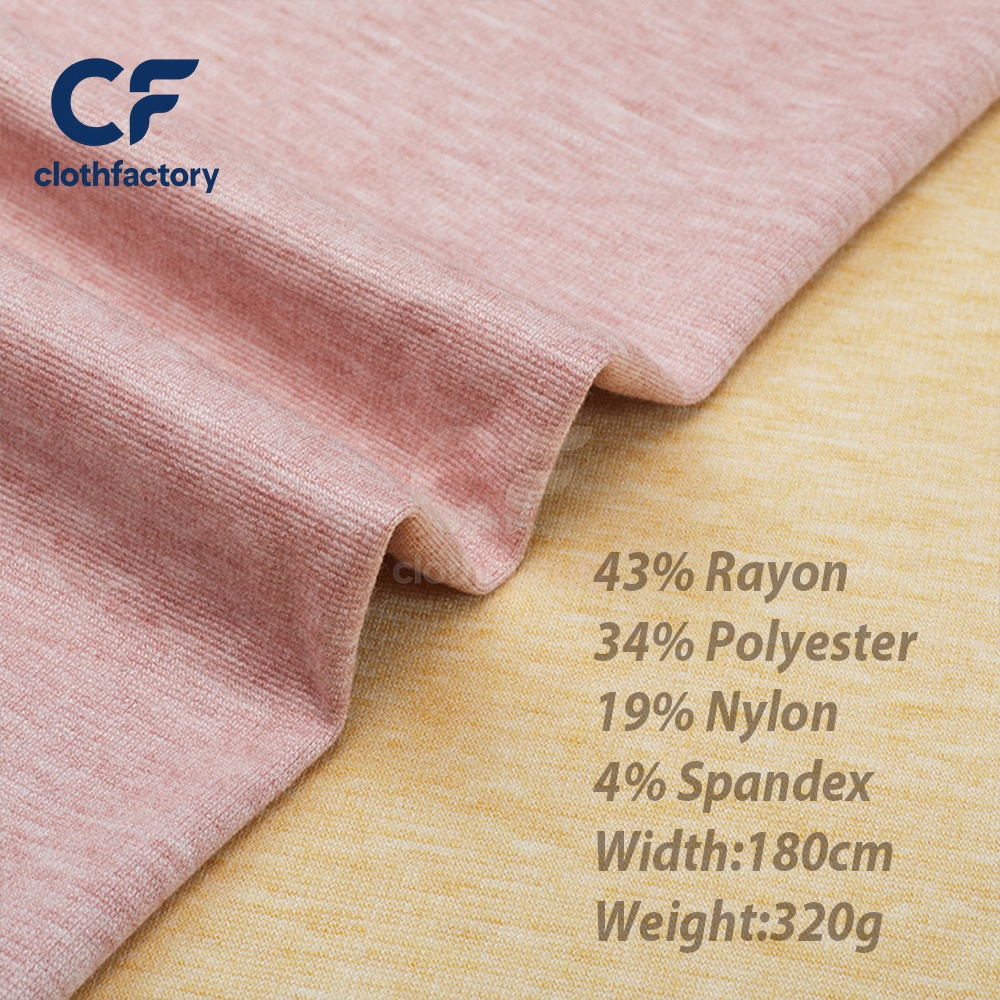 Soft Double Sided Imitated Cashmere Knitted Jacquard Fabric 320g Patterned Stretch Material for Ladies Wear Kids Apparel