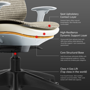 Decorex Johannesburgo 2025 Silla de oficina ergonómica de malla Certificado BIFMA Sillas De Oficina Chaise Ergonomique Cadeira De Escritrio - Product Image 6