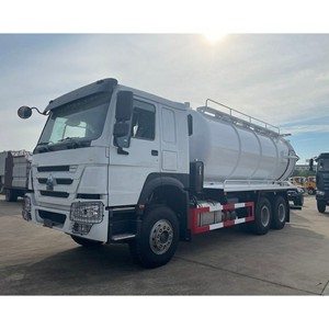 รถบรรทุกทำความสะอาดและดูดสิ่งปฏิกูล HOWO 380 แรงม้า 6x4 เกียร์ธรรมดา ดีเซล มาตรฐานไอเสียยูโร 2 - Product Image 4