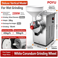 Machine commerciale automatique à meuler haricots pour lait de soja, séparateur, traitement 30‑45 kg/h, 220V