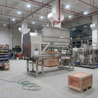 Mélangeur de poudre sèche personnalisé de grande capacité à double ruban horizontal de 5000L