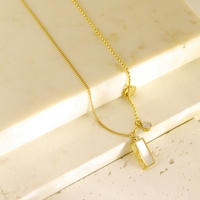 Collar de Moda al por Mayor, Colorido, de Marca, Chapado en Oro, de Acero Inoxidable, Joyería de México para Mujer, Regalos