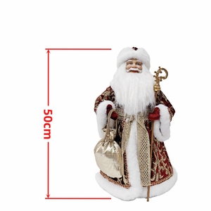 2026 nouvel an russe père <span class=keywords><strong>noël</strong></span> personnalisé nouveau Design russie rouge or <span class=keywords><strong>papa</strong></span> Moroz cadeaux sac décoration intérieure père <span class=keywords><strong>noël</strong></span> poupée - Product Image 5