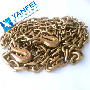 G70 mạ kẽm vận chuyển Tow <span class=keywords><strong>Chain</strong></span> với lấy móc - Product Image 5