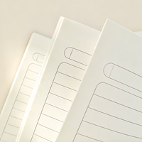 Cahier à spirale avec pages lignées, journal d'écriture A4 pour étudiants, école, bureau, logo personnalisable, vente en gros