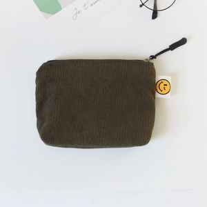 กระเป๋าใส่เหรียญผ้าลูกฟูกสีพื้นแบบใหม่ สไตล<span class=keywords><strong>์เกาหลี</strong></span> สำหรับนักเรียน ขนาดกะทัดรัด น่ารัก พกพาสะดวก ดีไซน์เรียบง่าย สด<span class=keywords><strong>ใส</strong></span> ใช้งานได้หลากหลาย สำหรับผู้หญิง - Product Image 5