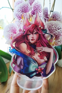 OEM Odm อะคริลิกสแตนดี้ League of Legends อะคริลิกสแตนดี้ Spirit Blossom Ahri Aphelios Syndra Snow Moon <span class=keywords><strong>Kayn</strong></span> - Product Image 5