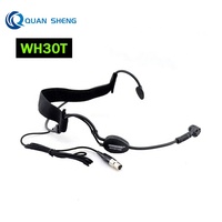 WH30TQG Casque Micro HeadWear Microphone à condensateur Mini XLR Plug 3 Pin Femelle Jack Cardioïde Headworn Capsule