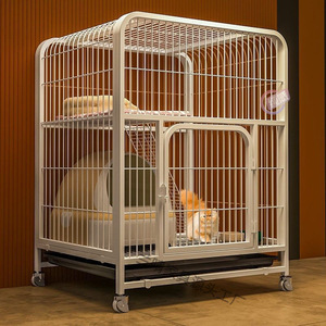 Super Large One-Piece Free Space <strong>Cat</strong> <strong>Cage</strong> Indoor Household Collapsible Animal House Button Bold Square <strong>Cat</strong> Villa Toilet for <strong>Cats</strong> - Product Image 2