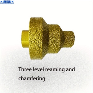 Escariador Cónico <span class=keywords><strong>Multicapa</strong></span> con Recubrimiento de Diamante Janelai, Broca de Bisel de 20-35-50 mm con Rosca M14 - Product Image 4