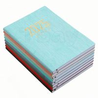 Carnet de notes classique personnalisé A5 B6 en cuir PU avec couverture rigide, carnet de mots de passe avec logo
