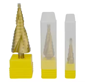 <span class=keywords><strong>Prix</strong></span> d'usine Titane Enduit HSS Métrique Pouce Taille Étape Foret Ensemble - Product Image 3