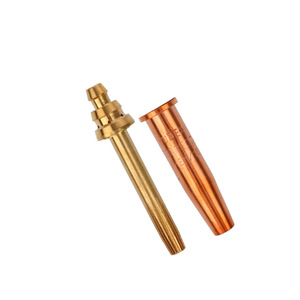 Embouts de coupe pour buse LGP Victor 1 GPN 2 GPN 3 GPN, injecteur fileté en cuivre pur, soudage au gaz, ouverture 1,0 mm, épaisseur 5 mm - Product Image 1